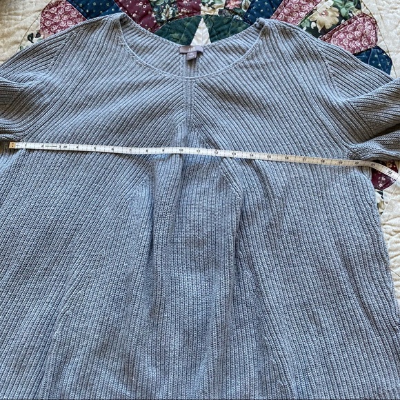 J. Jill gray knit loose sweater - Picture 7 of 8